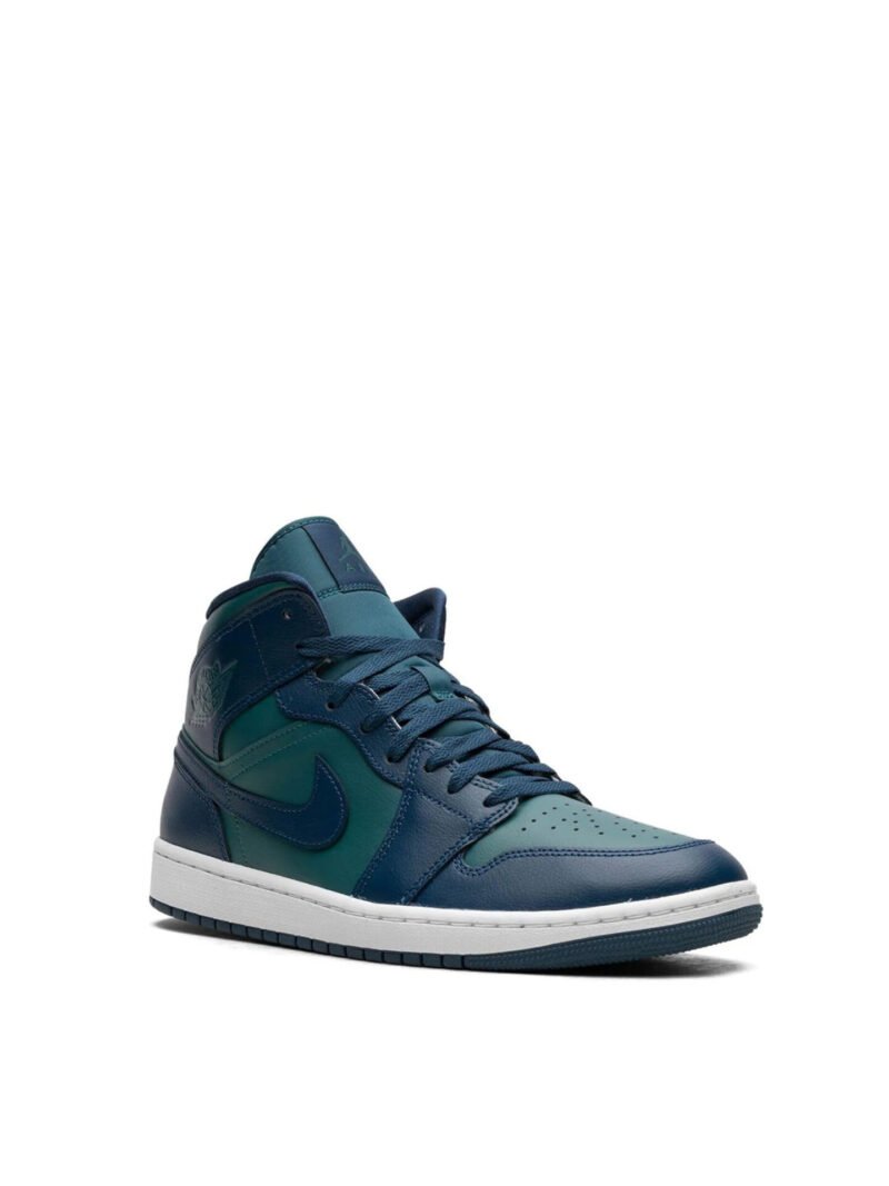 Jordan 1 Mid Teal French Blue (Womens) - Image 2