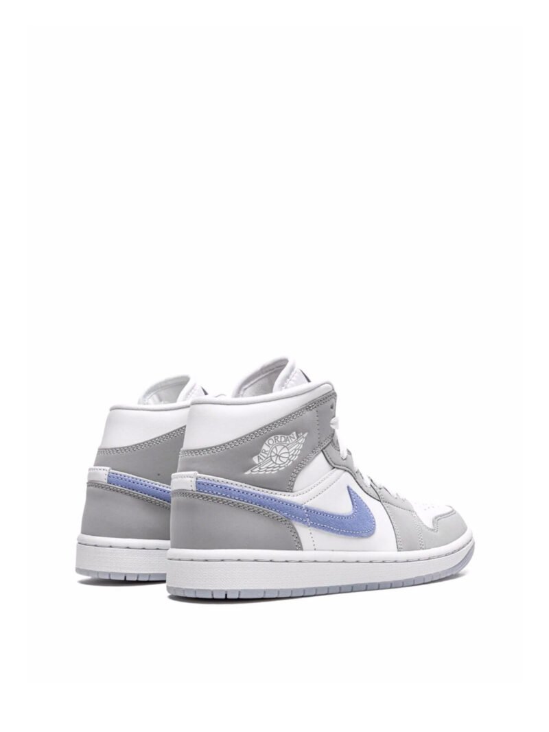 Jordan 1 Mid Wolf Grey Aluminum (Womens) - Image 3